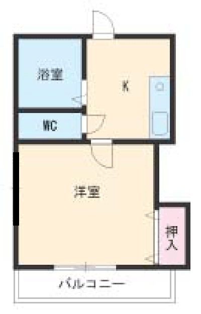 レオパレス植田第1の間取り