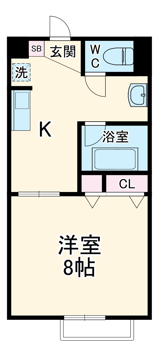 メイプルタウンⅠの間取り