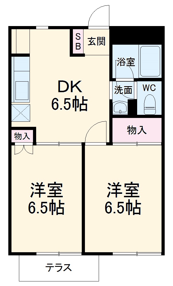 ヴェルドミール元町の間取り