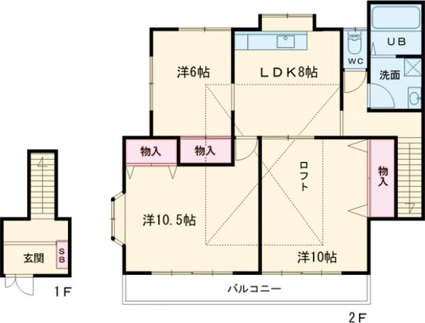 リジングの間取り