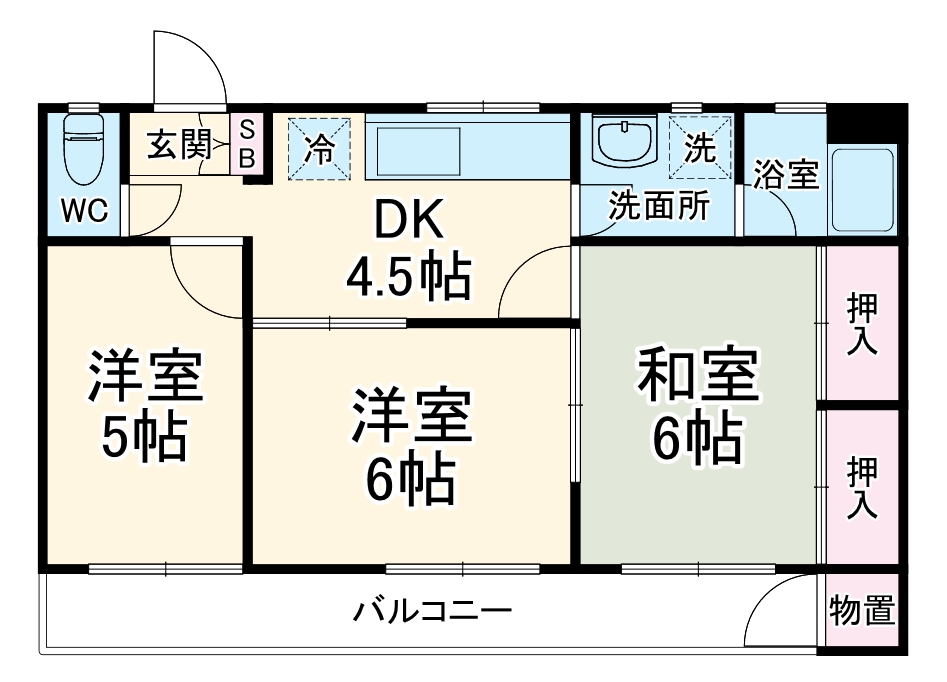大嶽マンションの間取り