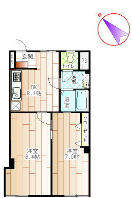 パラシオ美合の間取り