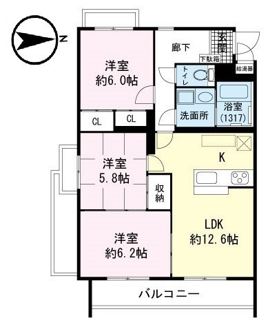 Gold palaceの間取り