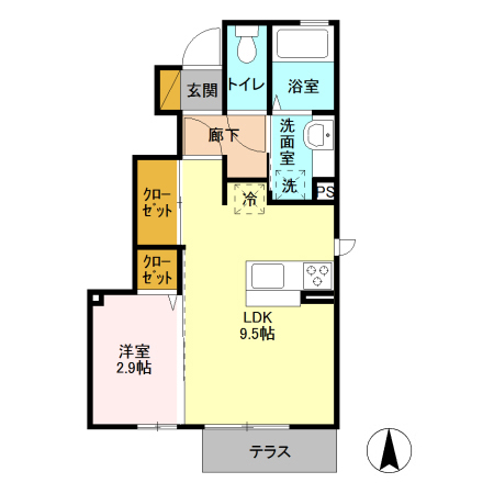 グラン ソレイユの間取り