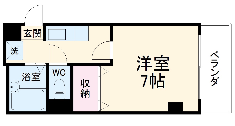 ペルルアール衣笠の間取り