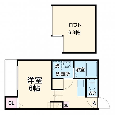 ハーモニーテラス大野木の間取り