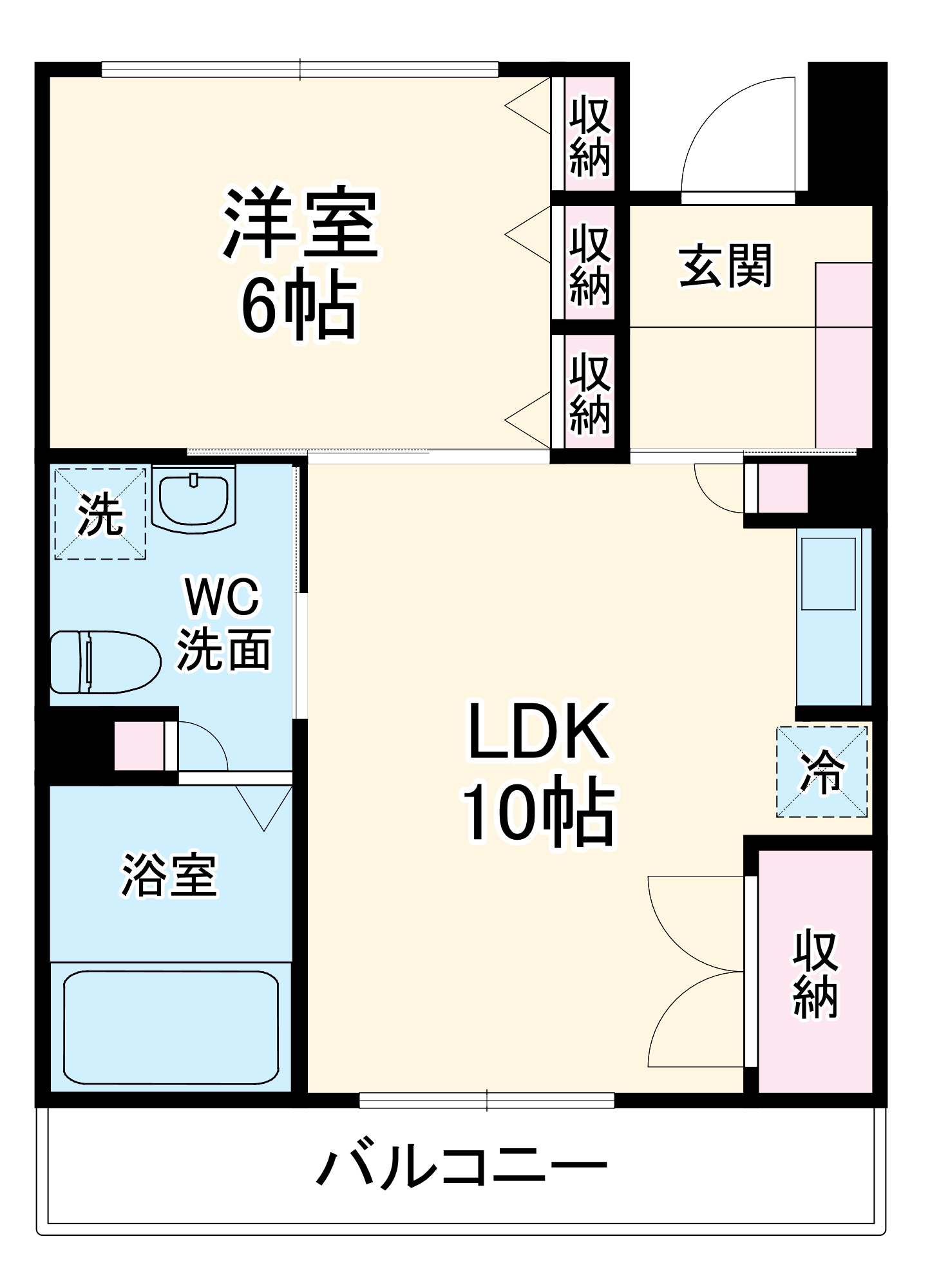 ヴィラ鴨宮の間取り