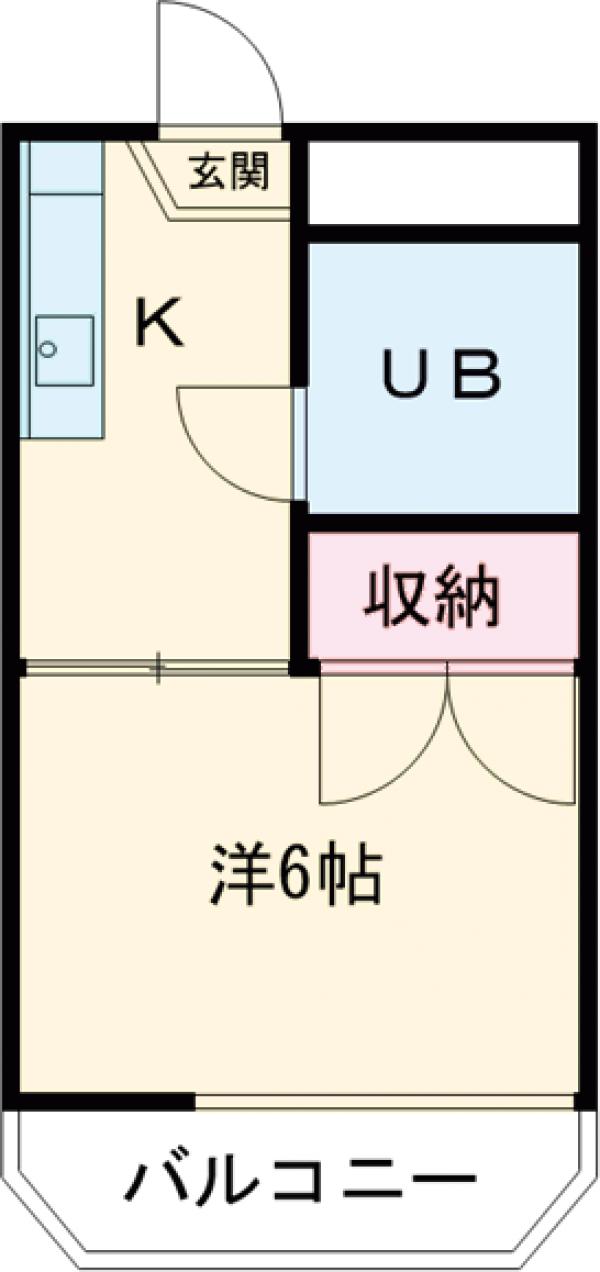 松原ハイツの間取り