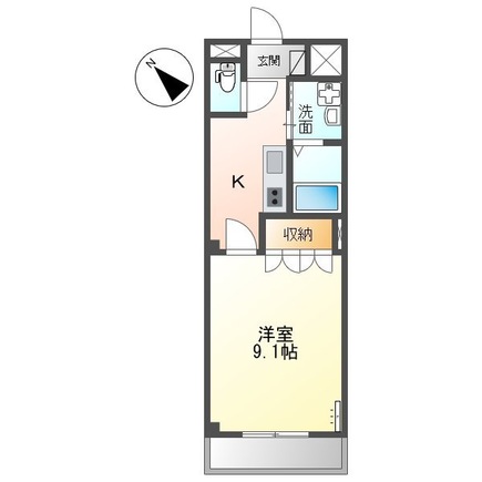 パルティールKの間取り