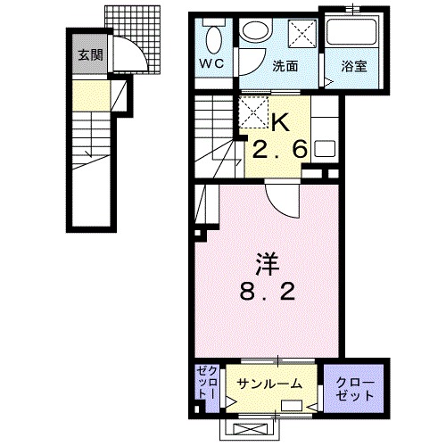 メゾン幸の間取り