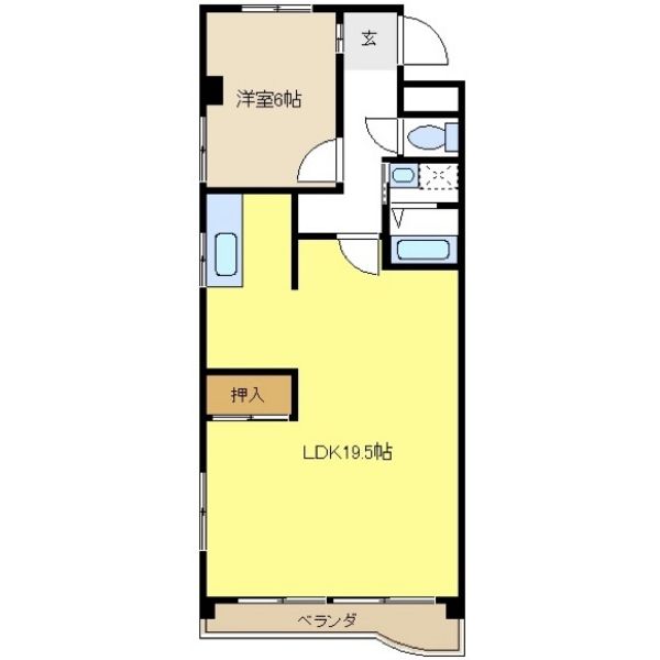シャンポール鴻の巣の間取り