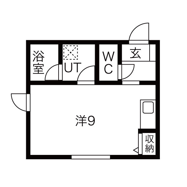 ウェル東海通の間取り