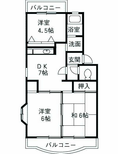 ウエストコートの間取り