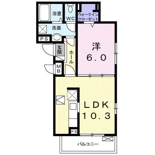 ベル フルールの間取り