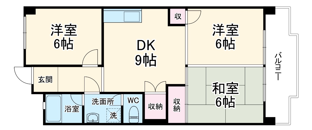 酒井マンション B棟の間取り