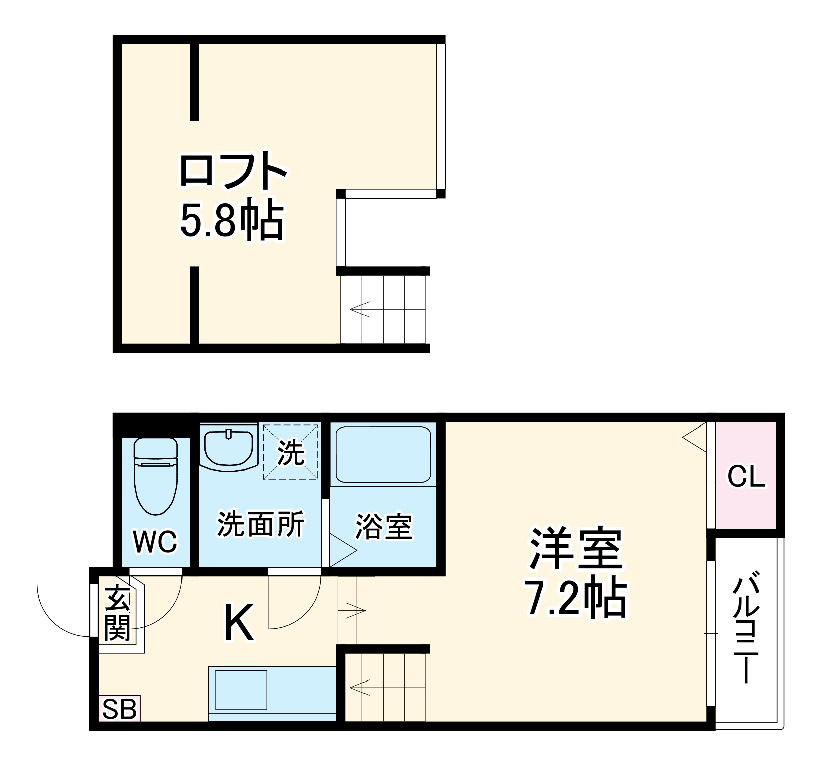フェリーチェRSKの間取り