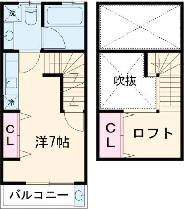 クークルブ久我山の間取り