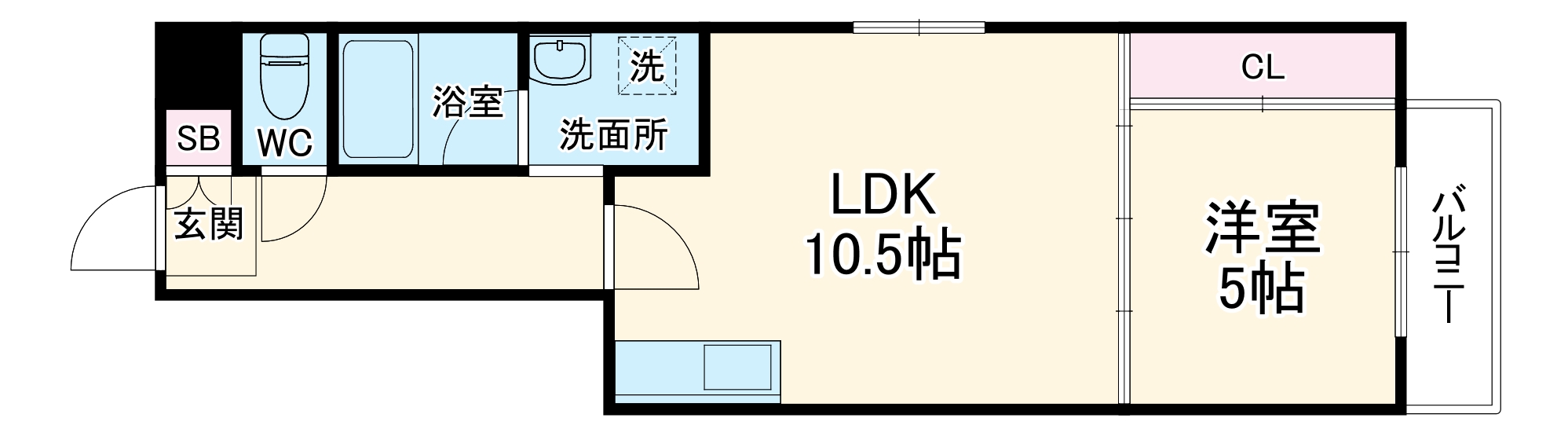 グランツ石橋の間取り