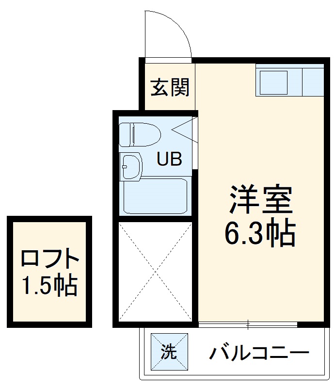 ベルポアン新丸子の間取り