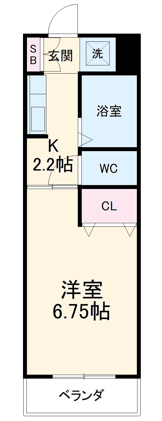ヒルサイドハウスの間取り