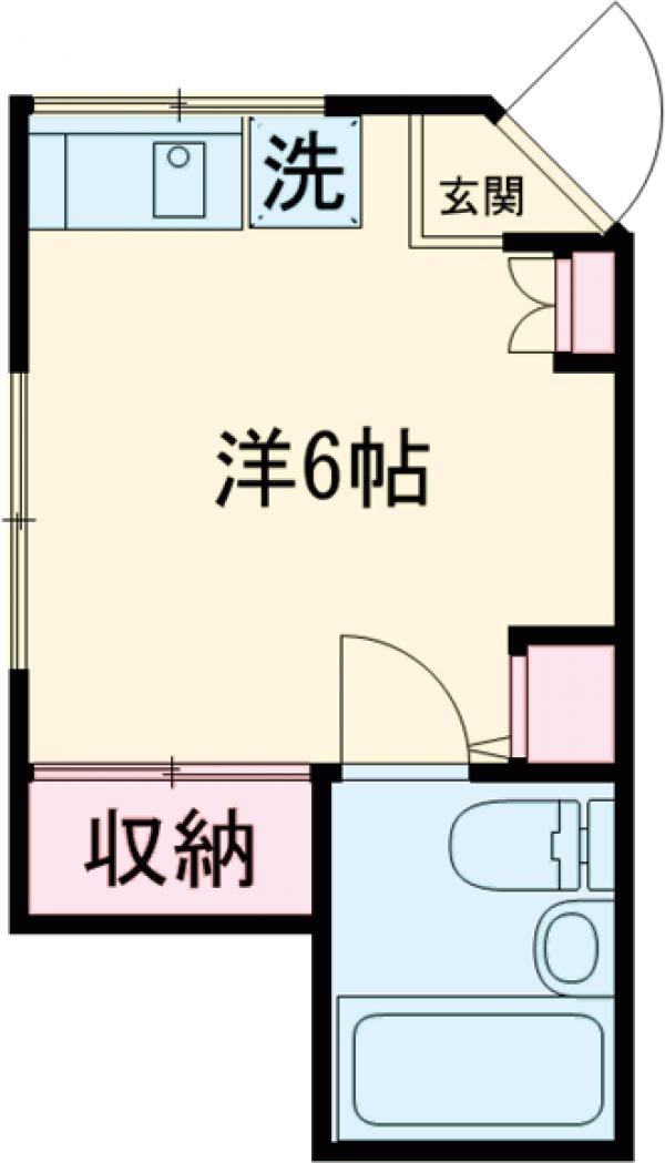 ハイツ寿の間取り