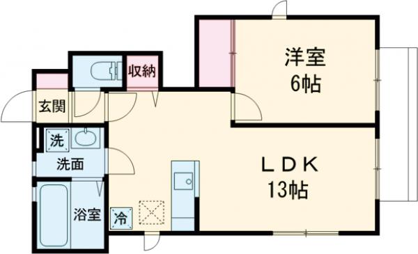 エルマーナ雑司が谷の間取り