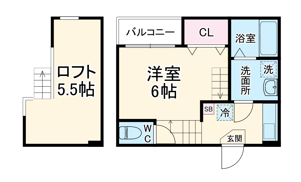 ハーモニーテラス野並Ⅲの間取り