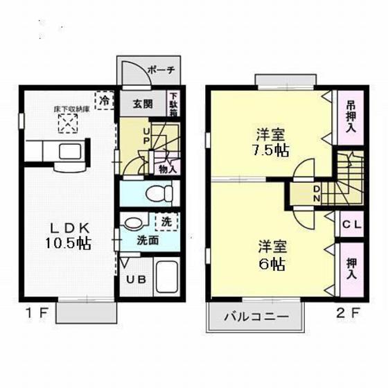 メゾンファミリーオーブ Bの間取り
