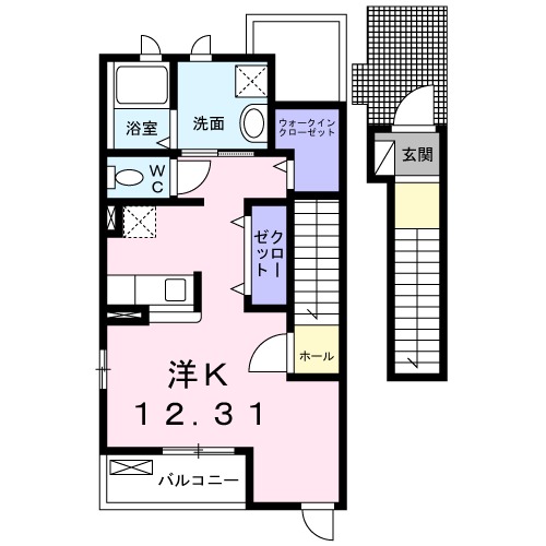 アンファミーユ八幡の間取り