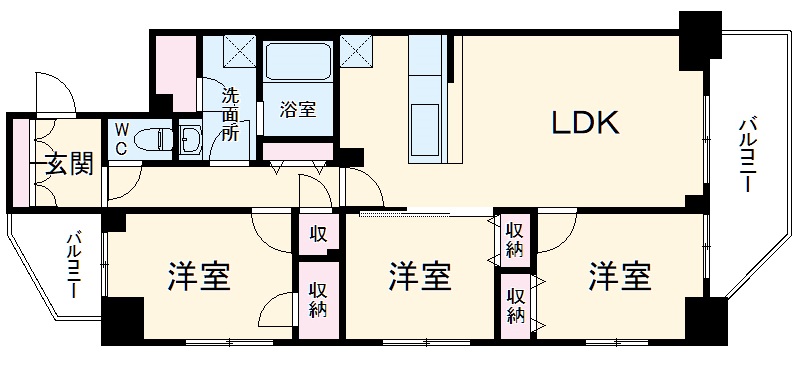 TSレジデンス東川口の間取り