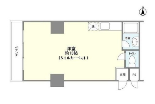 サンパークマンション高田馬場の間取り