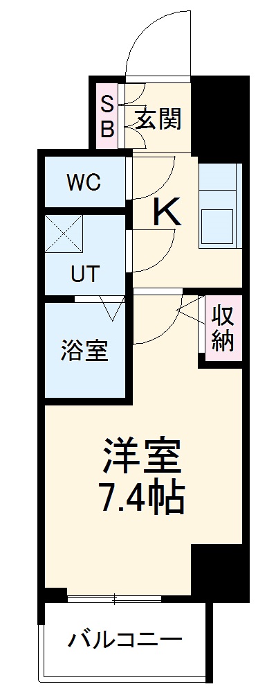 エスリード金山プルミエの間取り