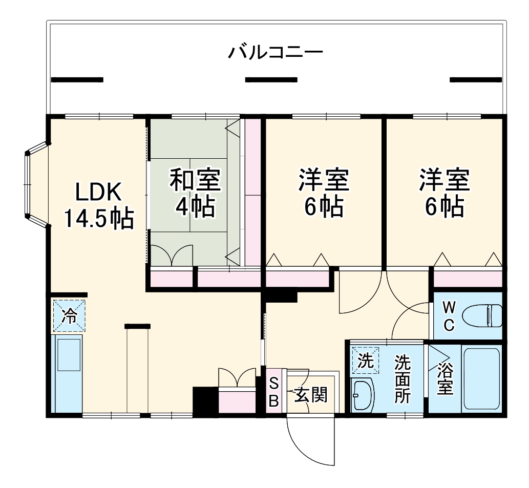 メゾーネ宮崎台の間取り