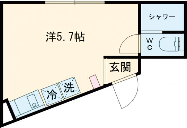 プレジャーポイント明大前の間取り