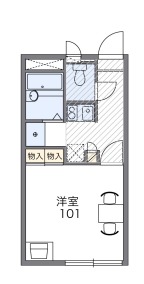レオパレスSKリバーハイムの間取り