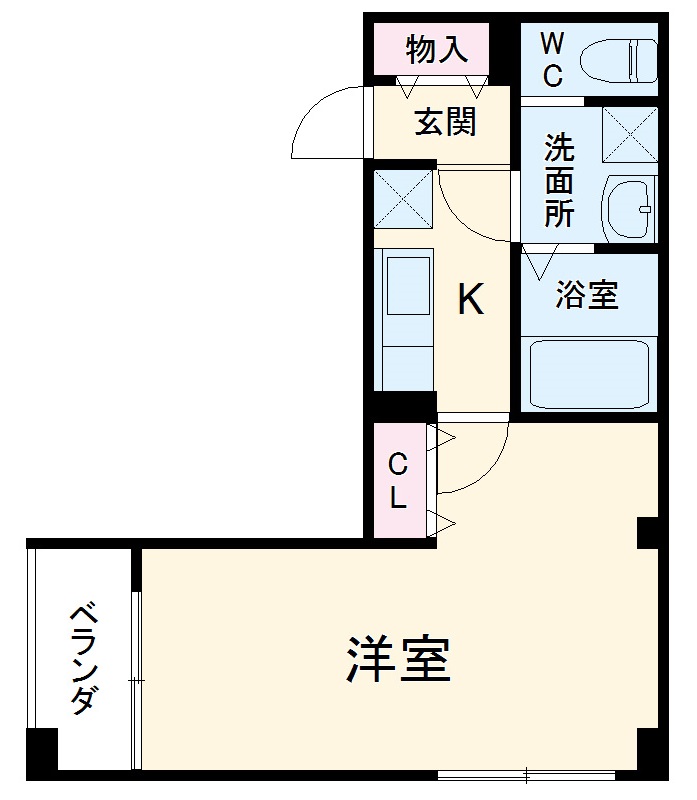アンプルール PalaceAの間取り