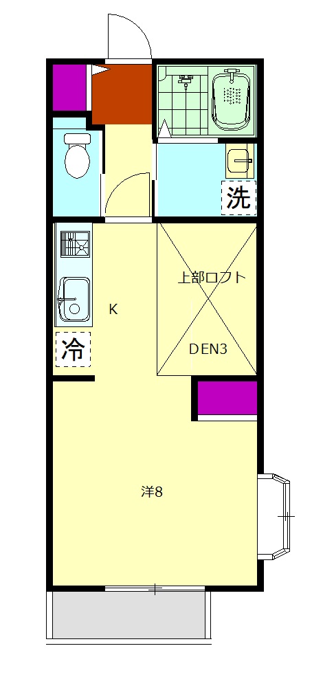 AMハイツの間取り