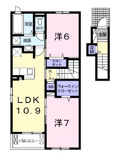 カームの間取り