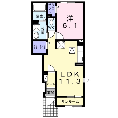 ヒア アドバンスの間取り