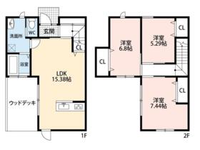 ブラン・ド・ノワールの間取り