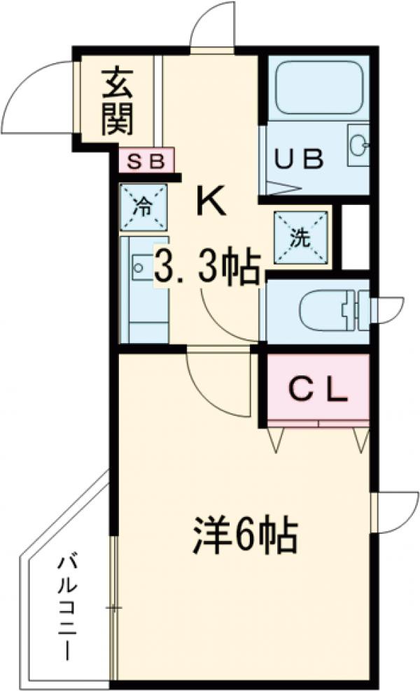 タウンフィールドⅡAの間取り