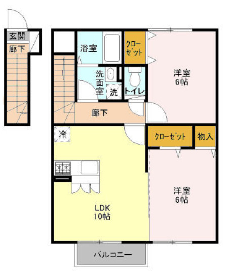 ロイヤルハイツの間取り