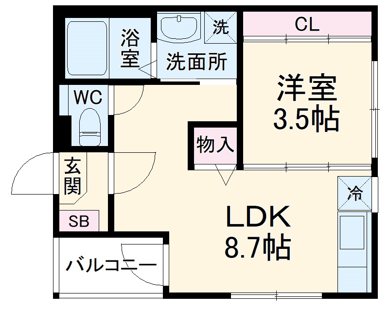 ミュンヘンの間取り