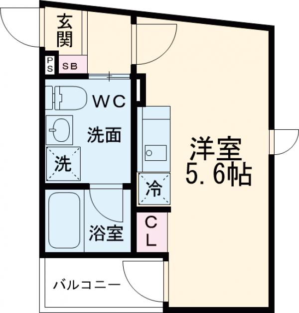 LAUREL西新井栄町・101号室の間取り