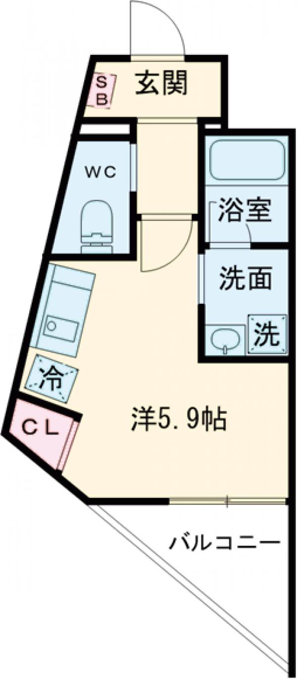 LAUREL西新井栄町の間取り