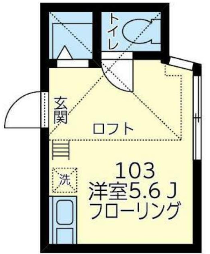 ユナイト桜本ミケル・カブレラの間取り