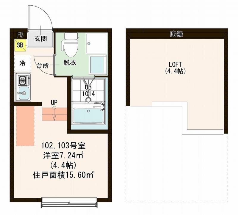 シャンペル三園の間取り