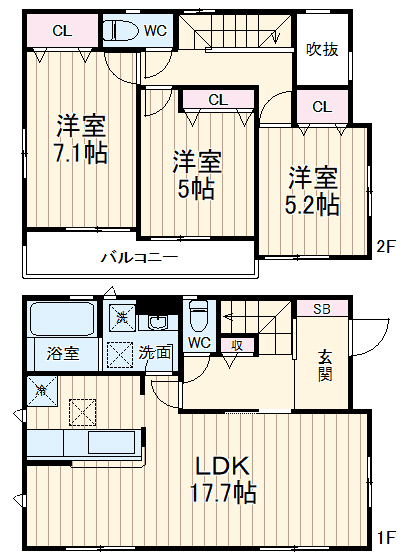 Kolet座間相武台の間取り