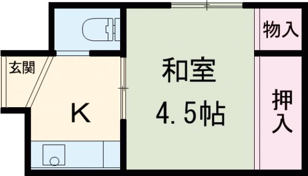 六波羅荘の間取り