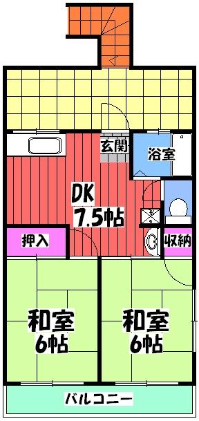 ハイメゾンの間取り